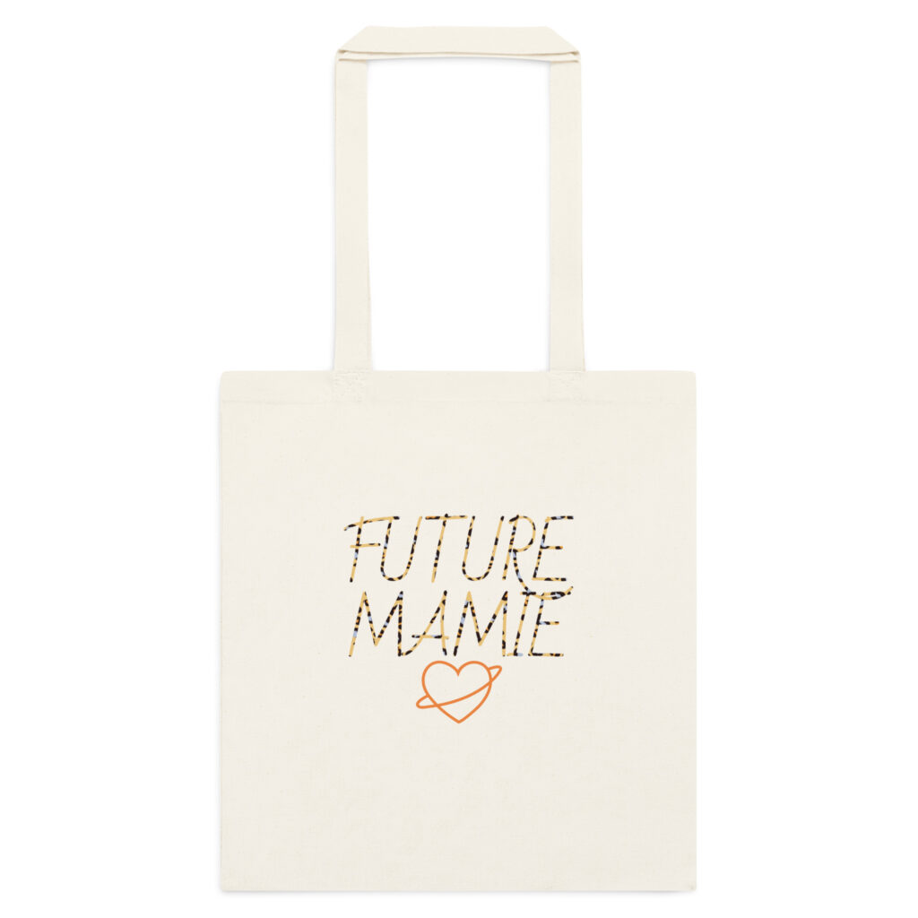 Tote bag en coton Future Mamie- Collection BB Chou