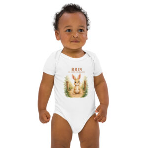 Body bébé lapin courageux