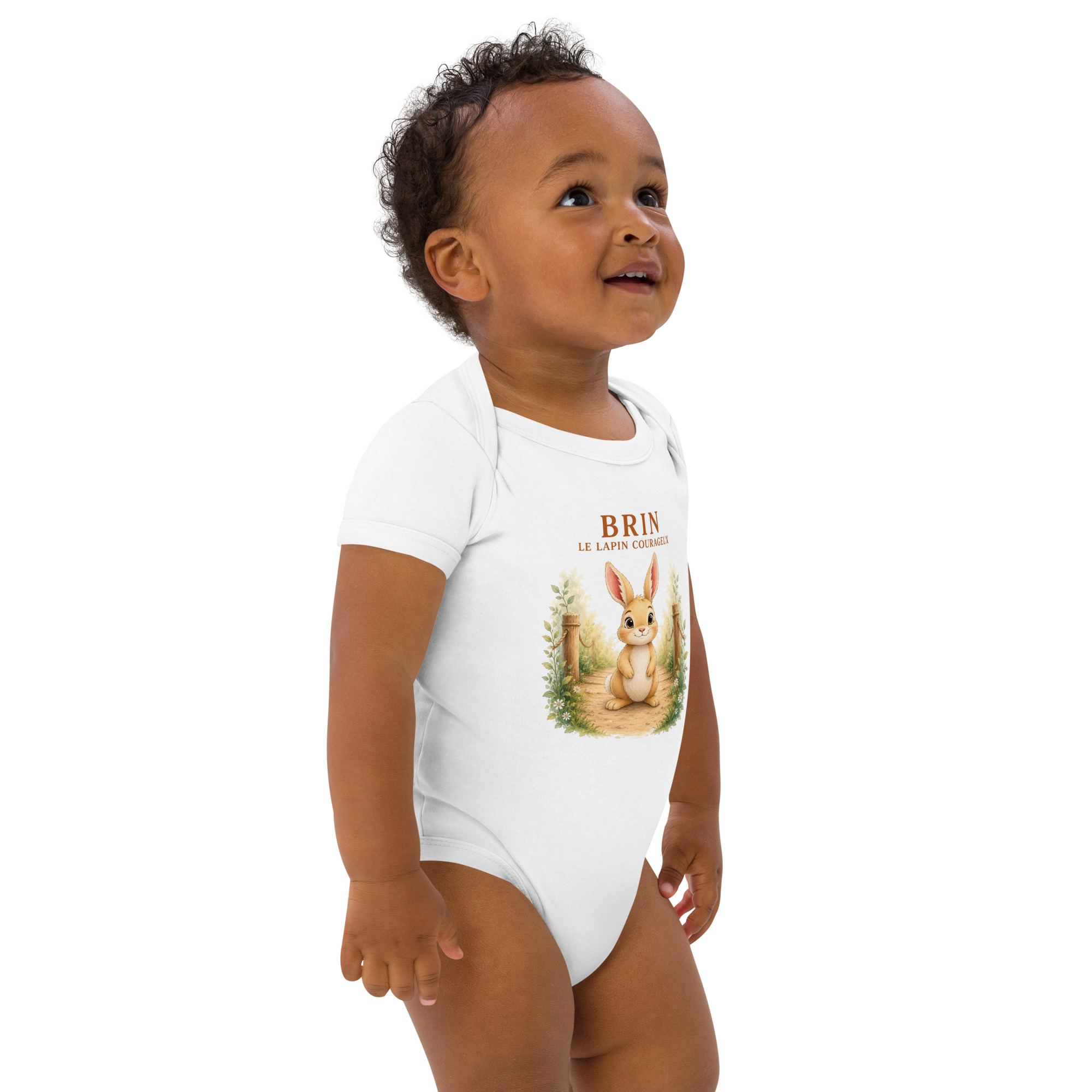 Body bébé lapin courageux – Image 2